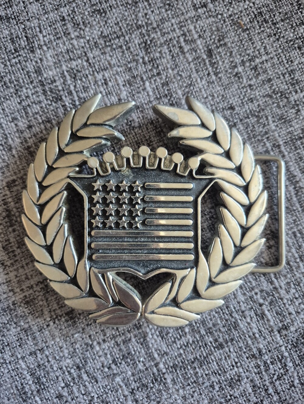 Famous Stars And Straps Classic Silver Belt Buckle